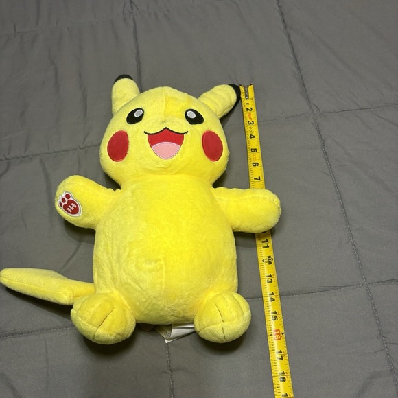 Pikachu Pokemon BUILD-A-BEAR BAB Yellow 17" Stuffed Animal Plush Toy - Picture 7 of 10
